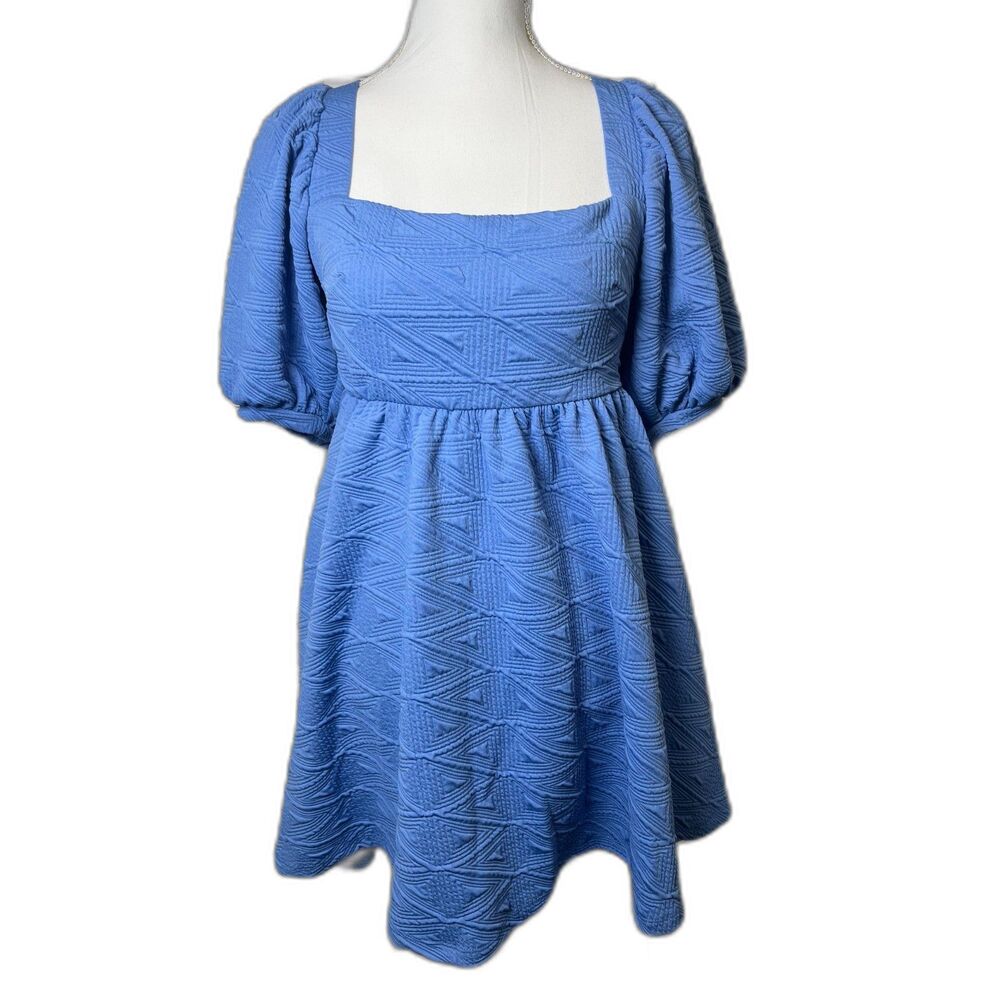 Free People Violet Mini Dress Size Small In Blue New With Tags $108 retail - Picture 4 of 10